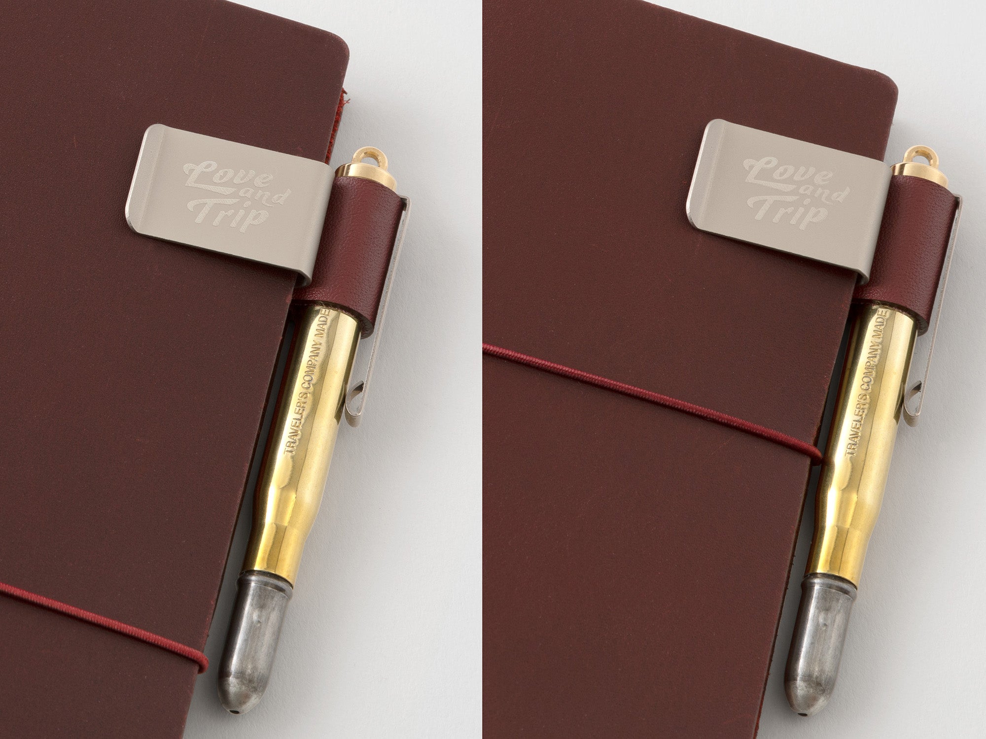 TRAVELER'S Notebook Pen Holder - Love and Trip Red Limited Edition