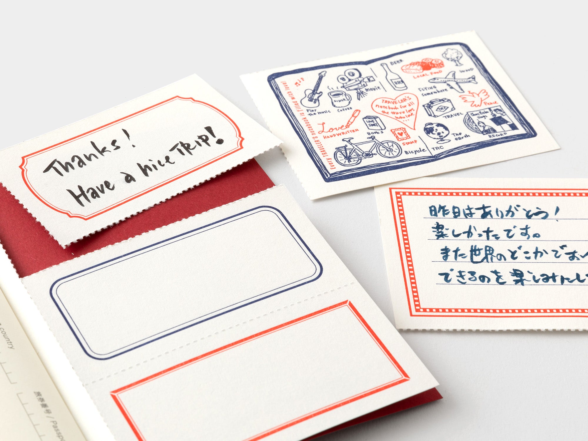 TRAVELER'S Notebook Refill Passport Size - Love and Trip Limited Edition
