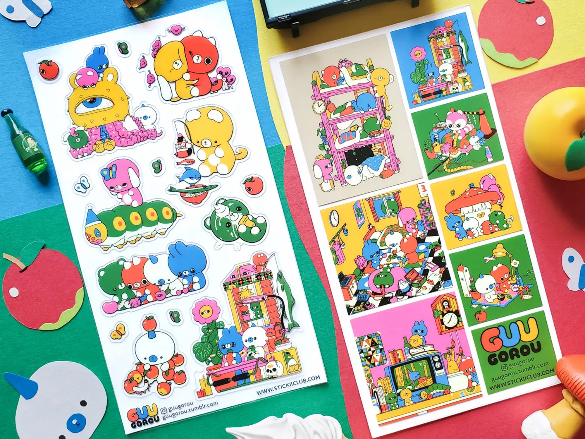 Tiny Friends, Big Adventures 2 Sticker Sheet