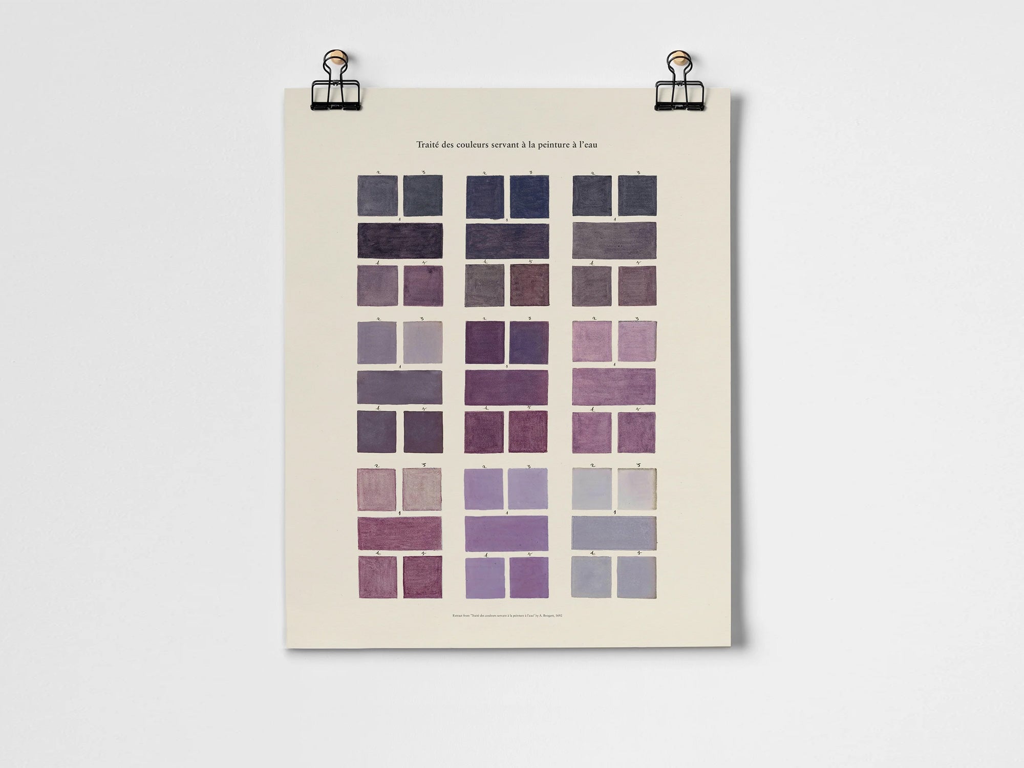 Watercolour Swatches Fine Art Print