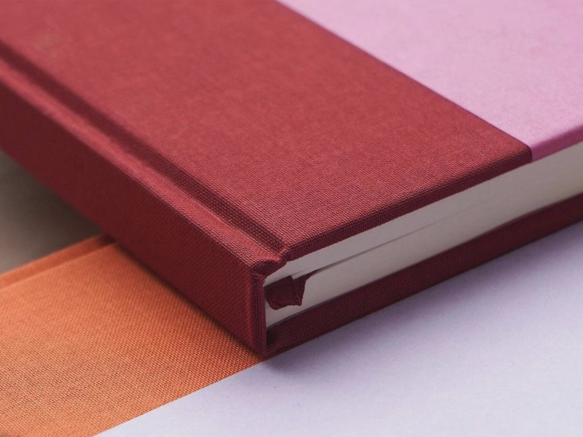 The Cutting Edge Color Block Notebook - Marine + Aqua