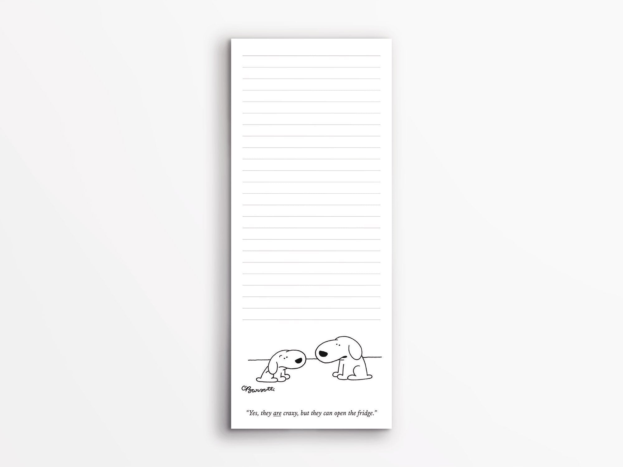 New Yorker Lined Notepad